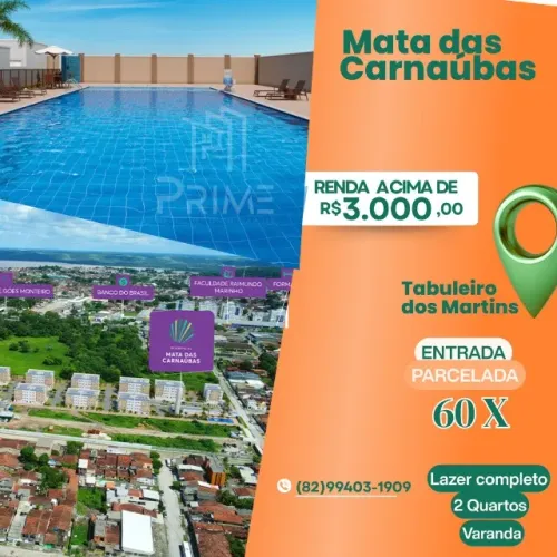 Mata Das Carnaúbas Conta com 2 quartos, gostaria de entender melhor o que você busca.