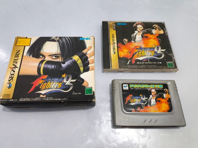 KoF 95 original Sega Saturn japonês.