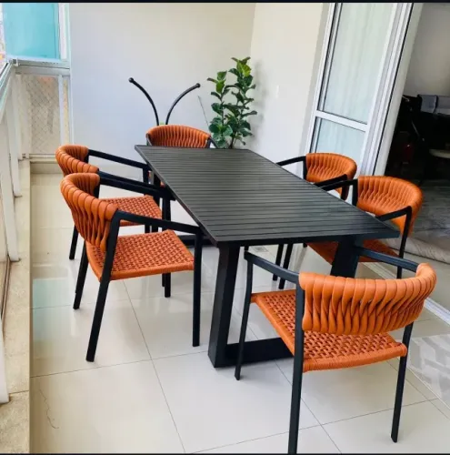 MESA RETANGULAR PARA VARANDA