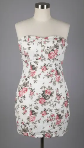 Vestido tomara que caia, 100% algodão, veste P/M