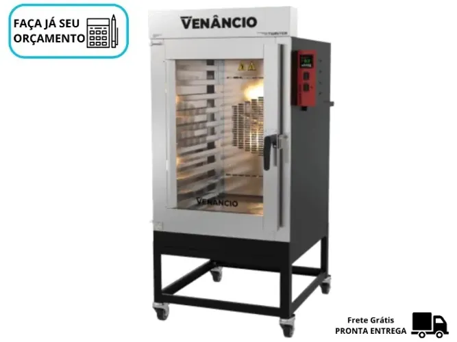 Forno Turbo 10 Esteiras Venâncio Elétrico
