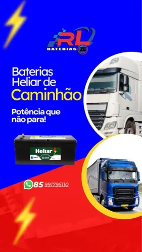 Bateria Heliar para Caminhão - Potência que não para!