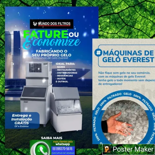 Máquina de Gelo Everest - Faça seu próprio gelo!