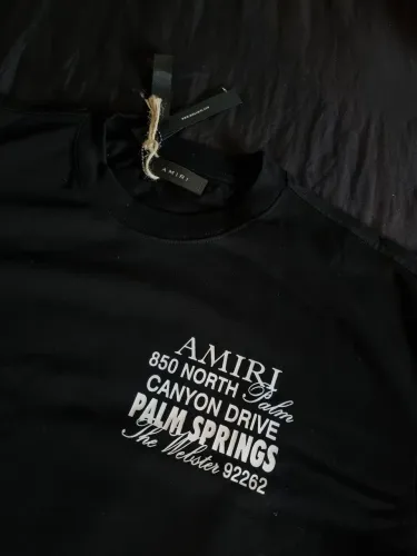 Camiseta Amiri Preta Oversize