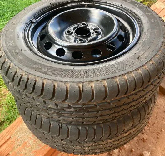 Rodas com pneu aro 14 