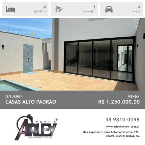 casa completa,sofisticada e localizada na região mais desejadas do bairro Ibituruna