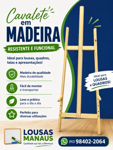 Cavalete para mesa