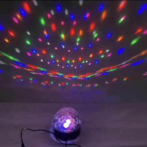 mini globo luz de Led coloridas para festas 
