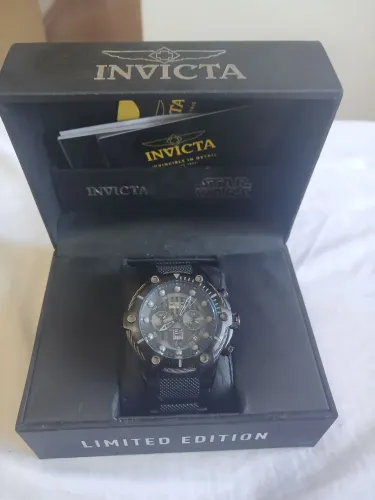 Relógio Invicta preto Limited Edition (RARIDADE)