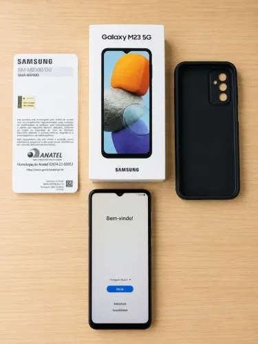Samsung Galaxy M23 5G - 128GB - R$ 750<br>Descrição: