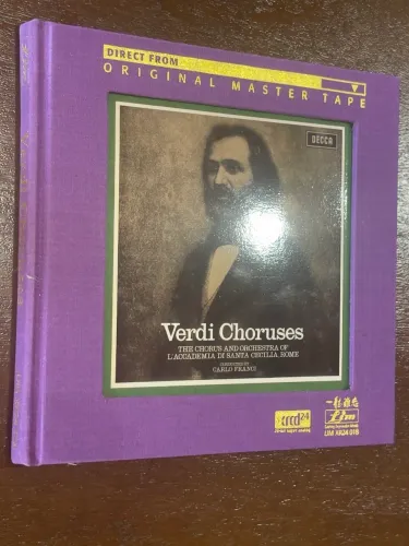 CD Verdi Choruses Carlo Franci Santa Cecilia Decca LIM XRCD24 Japão