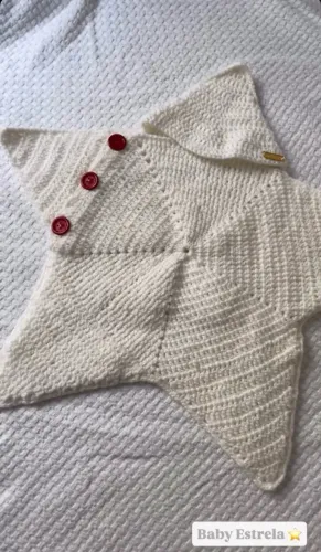 Estrela baby em crochê