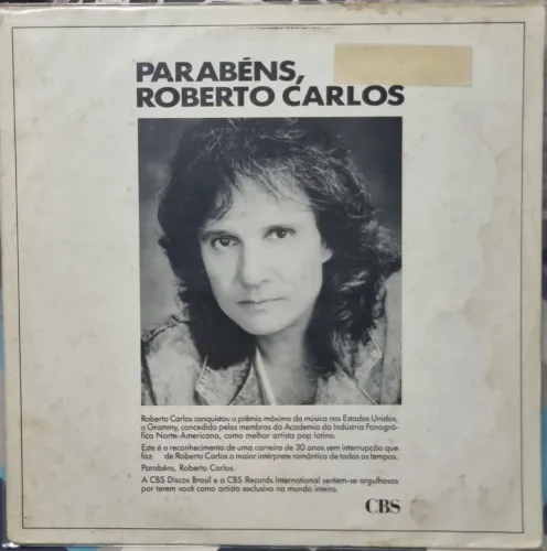 LP Roberto Carlos 88 Entrevista Parabéns 