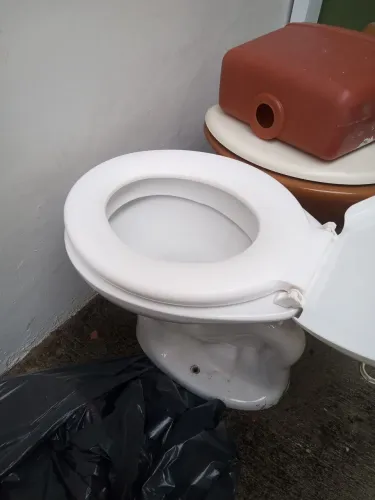 Vaso sanitário branco