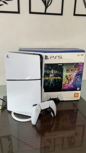 Ps5 slim mídia física semi novo