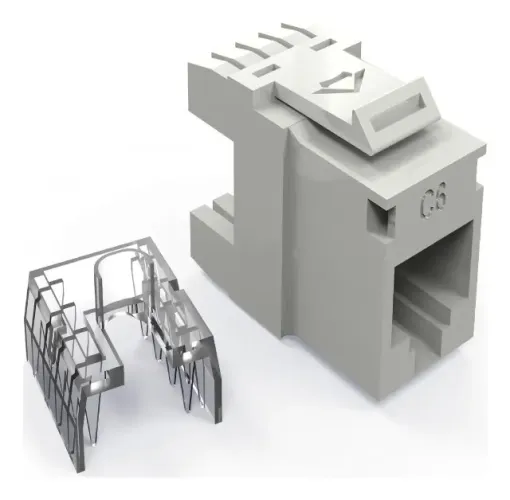 CONECTOR DE REDE RJ45 FÊMEA KEYSTONE CAT6 GIGALAN - FURUKAWA