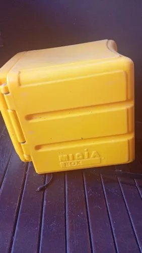 Caixa para moto Midia Box com lâmpada e suporte