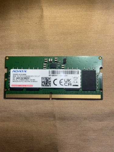 Memória RAM 8GB - 5600MHZ - Notebook - DDR5