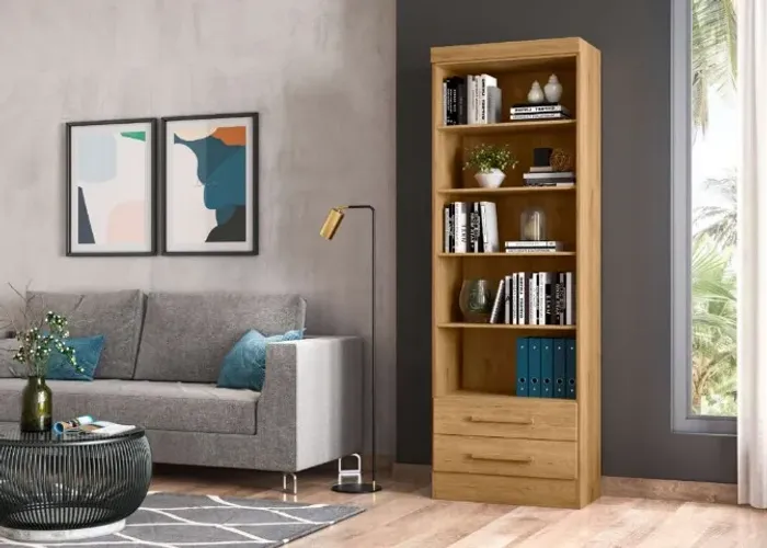 LIVREIRO MULTIUSO S/ PORTAS EM MDP