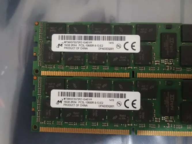 2 Memórias 16gb SERVIDOR X79 DDR3 ECC total 32gb