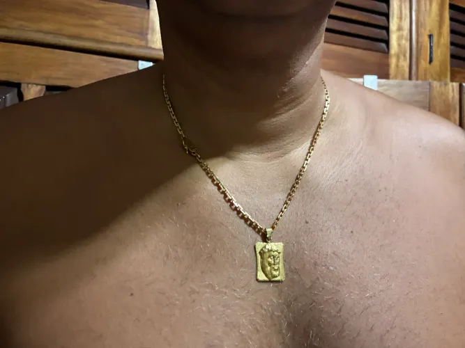 Cordão de ouro maciço 