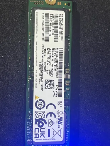 SSD nvme m2 512gb