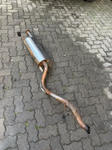 Escapamento Traseiro L200 Original - Silencioso + Tubo - Bom Estado