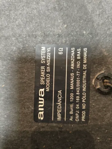 Caixa Aiwa Sx-nsz22 yl