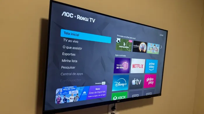 TV 43 AOC NOVA SEM DETALHES