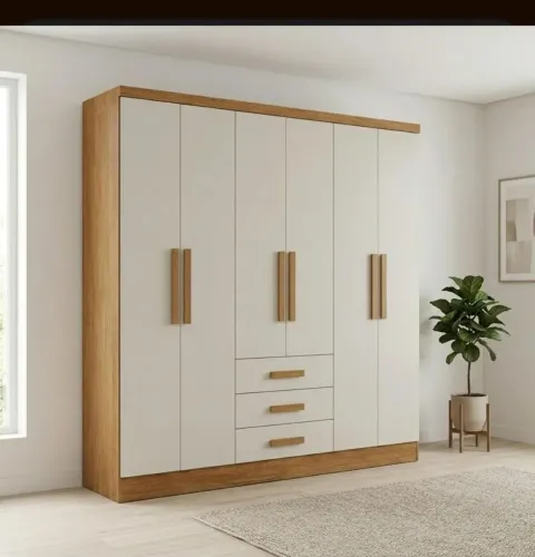 Guarda roupa casal 6 portas