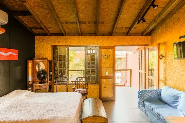 Até dezembro, loft aconchegante pé na areia Campeche, Lomba do Sabão 