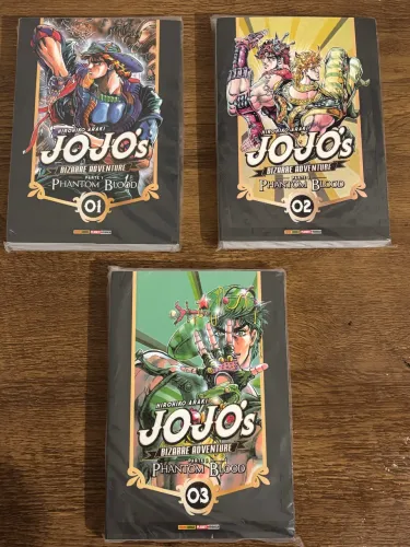 Mangás jojo?s bizarre adventure Phantom Blood vol. 1,2,3