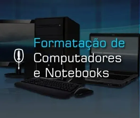 Formatação de PCs e notebooks 