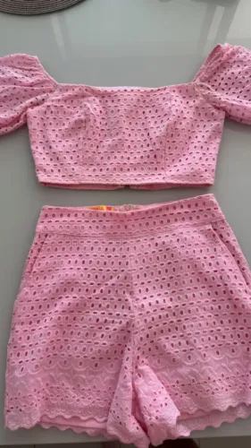 conjunto lindo todo no lese bordado