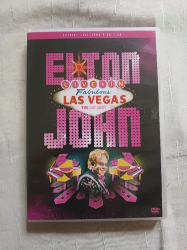 DVD Elton John - Live In Las Vegas ! - Ótimo Estado