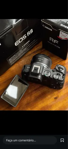 Vendo cânon R8 - 6 meses uso penas pessoal.
