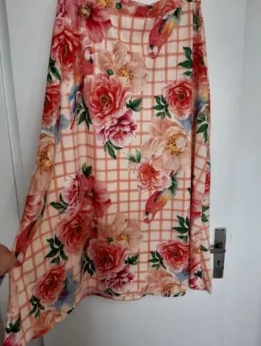 Saia midi/longa floral
