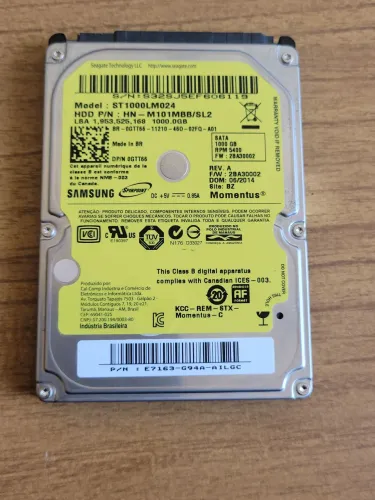 HD Notebook 1000GB-1TERA Samsung