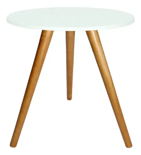 Mesa Lateral Centro -30cm - redonda Pe Palito