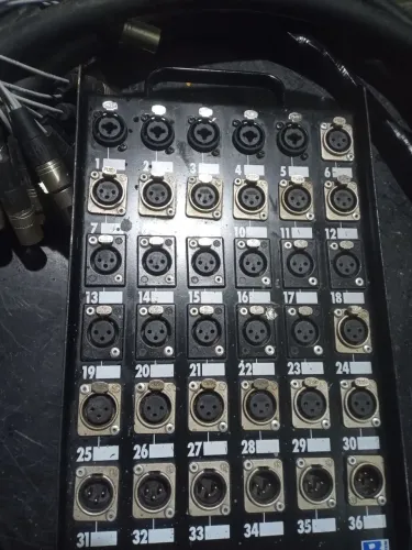 Medusa 36 canais 05 combo, 06 auxiliares 15 metros 