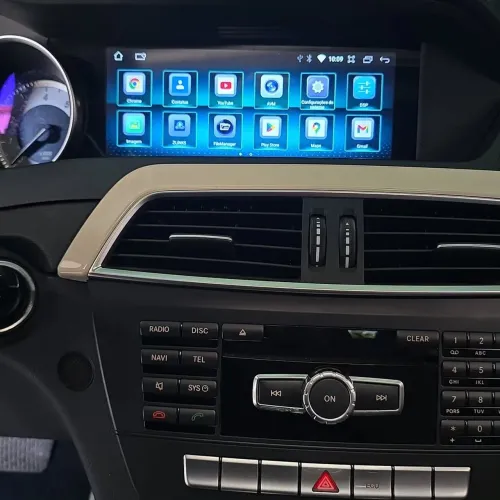 Multimídia Android Mercedes c180 c200 c250