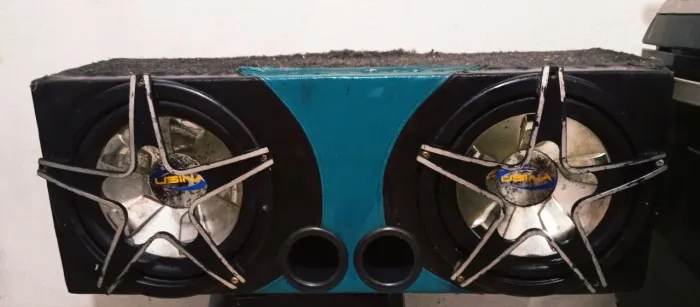 Sub 12 com box 2subwoofer 4ohms 350w rms