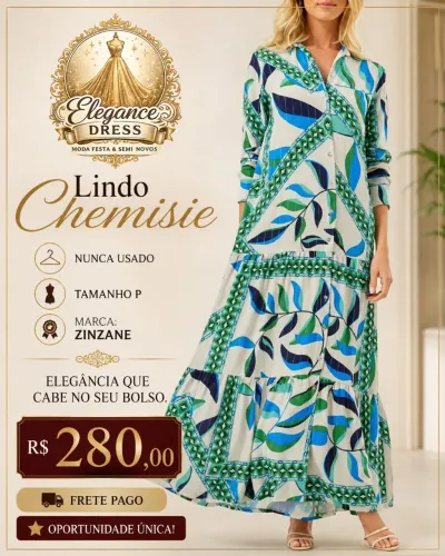 LINDA Chemisie estampada