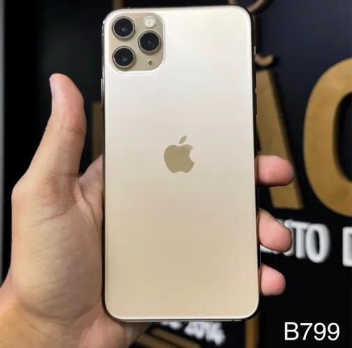 LOJA FÍSICA. IPHONE 11 PRO MAX 256GB DOURADO | APARELHO IMPECÁVEL | BATERIA EM 100%