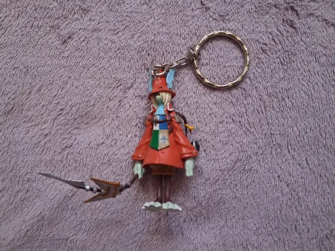 Chaveiro Miniatura Final Fantasy IX da personagem Freya Crescent, original, Squaresoft,