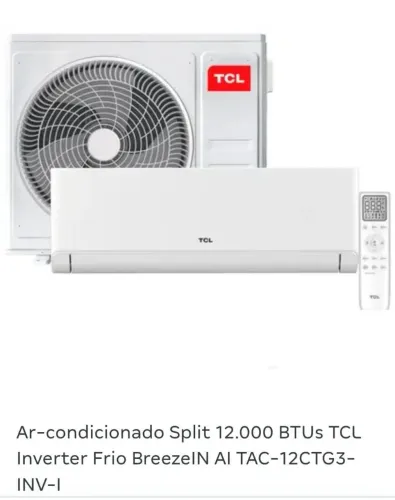 Ar Condicionado split 12.000 btus TCL inverter