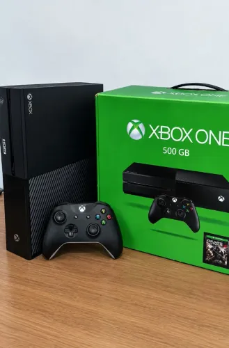 Xbox One Fat 500GB + Controle + Caixa Original