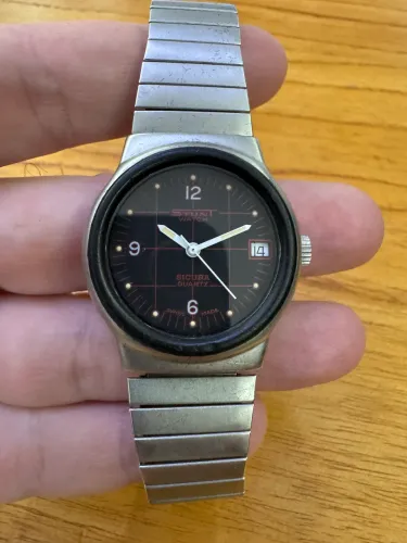Relogio Sicura stunt Watch de quartz com pulseira original