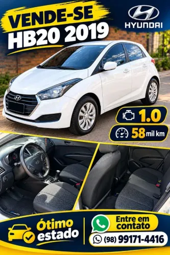 Hyundai HB20 Comf./c.plus/c.style 1.0 Flex 12V 2019