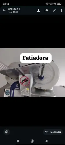 Fatiadora de frios industrial 